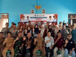 Pastikan Keamanan, Intelkam Polres OKUS Monitoring Pembentukan Koperasi Merah Putih Tingkat Desa