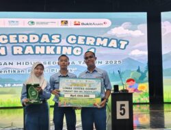 Momentum Hari Lingkungan Hidup Sedunia, SMK Bukit Asam Torehkan perstasi Juara 1 Lomba Cerdas Cermat