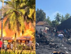Dalam Sehari Semalam Terjadi Dua Lokasi Kebakaran Muara Enim dan Tanjung Enim