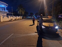 Ciptakan Harkamtibmas, Sat Samapta Polres Metro Patroli Malam Antisipasi C3