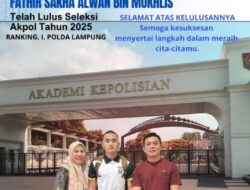 Diterima Akpol 2025, Alumni Siswa MAN 1 Bandar Lampung Mendapat Predikat Rangking 1