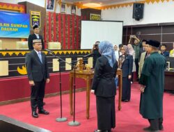 Walikota Metro Pimpin Pelantikan PJ Sekda Kota Metro Dra. Bayana