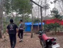 Reskrim Polres OKUS Rubuhkan Arena Gelanggang di Kisam Tinggi