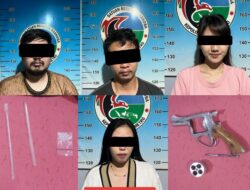 Empat Orang Diamankan Polisi, Ditemukan Sabu dan Senpi Rakitan
