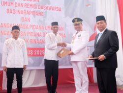 Ratusan Narapidana Lapas Muaradua Terima Remisi Kemerdekaan, Dua Langsung Pulang