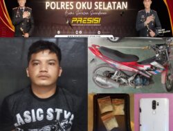 Satres Narkoba Polres OKU Selatan Bekuk Pengedar Sabu di Malam Kemerdekaan