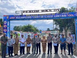 Satlantas Polres OKUS Pilih Perum HKS Satu Jadi Lokasi Tertib Lalu Lintas