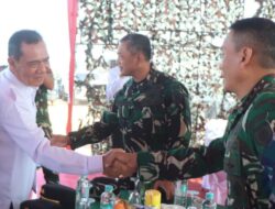 Wabup OKUS Hadiri Airborne Terjun Payung TNI di Pusat Latihan Tempur OKU