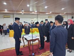 Hampir Setahun Menjabat, Bupati OKUS Lakukan Pelantikan Perdana ke Pejabat