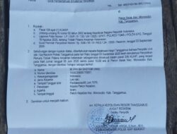 Kasus Dugaan Pengancaman Pembunuhan Oleh Oknum Kepala Pekon Masuk Tahap Penyidikan.