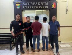 Polres Way Kanan Amankan Dua Pelaku Pengeroyokan di Kampung Sri Rejeki