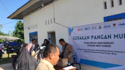 Sat binmas Polres Way Kanan Gelar Kegiatan GPM di Kampung Negeri Batin