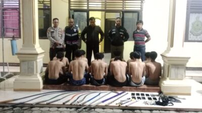 Polres Metro Berhasil Gagalkan 12 Remaja Bersenjata Tajam Rencana Tauran