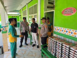 Polsek Banjit Monitoring Penyaluran Program Makan Bergizi Gratis