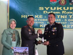 Kapolres Way Kanan Hadiri Upacara HUT ke-80 TNI, Berharap TNI Semakin Prima dan Dicintai Rakyat