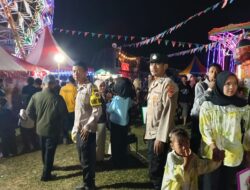Ciptakan Rasa Aman, Polsek Rebang Tangkas Patroli KRYD Aktivitas di Pasar Malam
