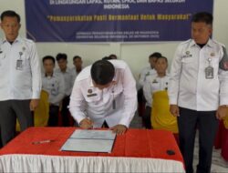 Kalapas Muaradua Tandatangani Nota Pemberantasan Narkoba Dengan Dirjen Lapas