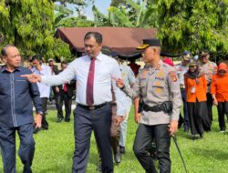 Bersama Pemda, Polres OKUS Gelar Apel Kesiapan Hadapi Bencana Alam