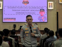 Rakor Tanggap Darurat Bencana Meteorologi, Kapolres OKUS Minta Jajaran Siaga