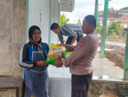 Polsek Semaka Gelar Pasar Murah Beras SPHP 2 Ton Habis Terjual 