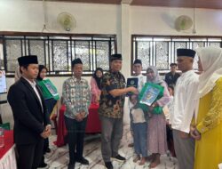 Puluhan Napi di Lapas Muaradua Terima Sertifikat Lulus Bacaan Iqra