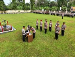 Rotasi Pimpinan, Empat Perwira Polres OKUS Pindah Tugas