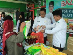 Bantu Kebutuhan Pokok Warga Kurang Mampu, Kemenag OKUS Buka Bazar Sembako Murah