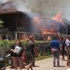 Kebakaran di Desa Gedung Wani Tiga Rumah Ludes, Dua Rusak