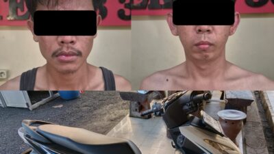 Tekab 308 Presisi Polres Metro Amankan 2 Orang Pelaku Percobaan Pencurian Kendaraan Bermotor