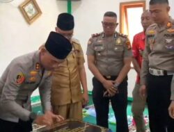 Peduli Terhadap Masyarakat, Kapolres OKU Selatan Berikan Bantuan Sumur Bor untuk Masjid di Desa Kuripan II