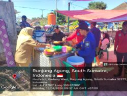 Bantu Korban Kebakaran di Desa Gedung Wani, Dinsos OKU Selatan Dirikan Dapur Umum