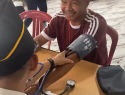 Antisipasi Penyakit Menular, Lapas Muaradua Periksa Kesehatan Pengunjung