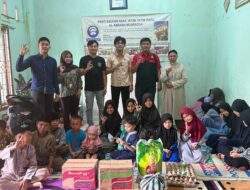 Peduli, Unit Pidum Reskrim Polres OKUS Bantu Kebutuhan Pokok Anak Panti Asuhan