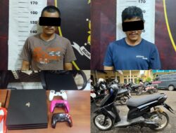 Polisi Ringkus Dua Pelaku Curat di Metro Selatan, Motor dan PS4 Hasil Kejahatan Turut Diamankan 