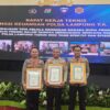 Polres Way Kanan Raih 3 Penghargaan Dari Kapolri dan Kapolda Lampung