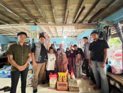 Bakti Sosial, Sat Intelkam Polres OKUS Bantu Kebutuhan Pokok Anak Yatim di Yayasan Al-Amanah
