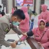 Sinergi Sidokkes Dan Bhayangkari Polres Tulang Bawang Gelar Bakti Kesehatan Gratis Untuk Masyarakat