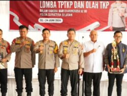 Tim TPTKP dan Olah TKP Polres OKU Selatan Berhasil Raih Juara 2 Tingkat Polda Sumsel