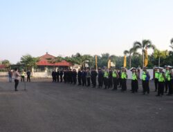 Polres Mesuji Bersama Polda Lampung Sukses Dalam Pengamanan Kunjungan Presiden RI ke‑7