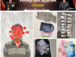 Gerebek Rumah di Suka Jaya, Satres Narkoba Polres OKUS Gagalkan Peredaran Sabu