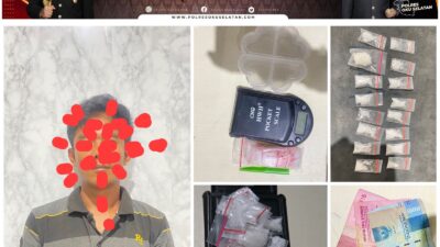 Gerebek Rumah di Suka Jaya, Satres Narkoba Polres OKUS Gagalkan Peredaran Sabu