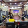 Bersama Insan Media dan Masyarakat, Kapolres OKUS Nobar Piala Dunia