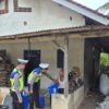 Satlantas Polres Mesuji Gelar Bhakti Sosial Bagikan 10 Paket Sembako Kepada Warga Kurang Mampu