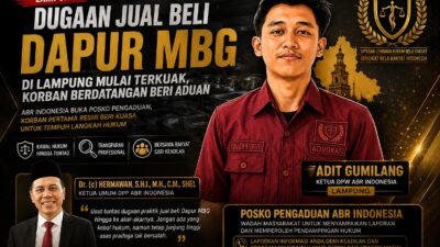 Korban Praktik Dugaan Jual Beli Dapur MBG Mengadu ke DPW ABR Indonesia 