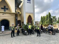Personil Siaga Kompi ll Polres Mesuji Tingkatkan Patroli KRYD Pengamanan Tempat Ibadah 
