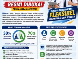 Solusi Pendidikan Fleksibel bagi Remaja Usia Sekolah, SPMB PJJ SMAN 1 Kepanjen Resmi Dibuka