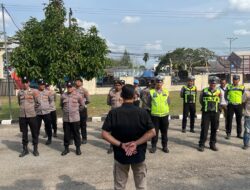 Dipimpin Waka Polres, Siaga Kompi III Polres Mesuji Gelar Patroli Skala Besar dan Pengamanan Ibadah