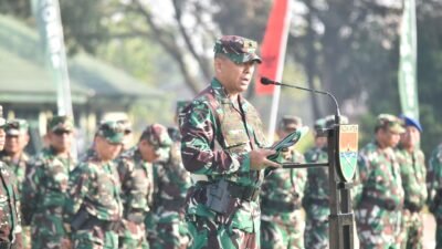Danrem 043/Gatam Motivasi Kontingen Balakrem dan Yonif 143/TWEJ pada Pembukaan Lomba Binsat Kodam XXI/Radin Inten