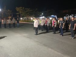 Jamin Kamtibmas Malam Hari Kondusif, Polres Tulang Bawang Gelar Apel Siaga Regu I