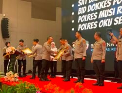 Raih Predikat WBK, Kapolres OKUS Terima Penghargaan Dari Kapolda Sumsel